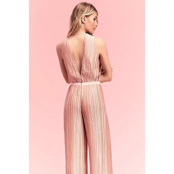 Free People Primavera Pleated Pants x The Jetset Diaries Pink XS - Picture 2 of 13